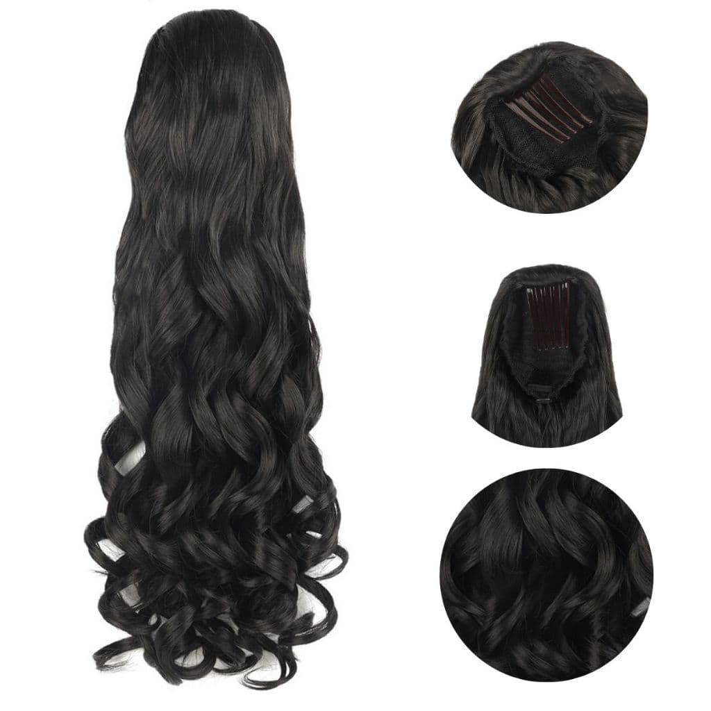 Rabo de Cavalo BOOMING HAIR Cassiane 60cm Ondulado - Biofibra 185g