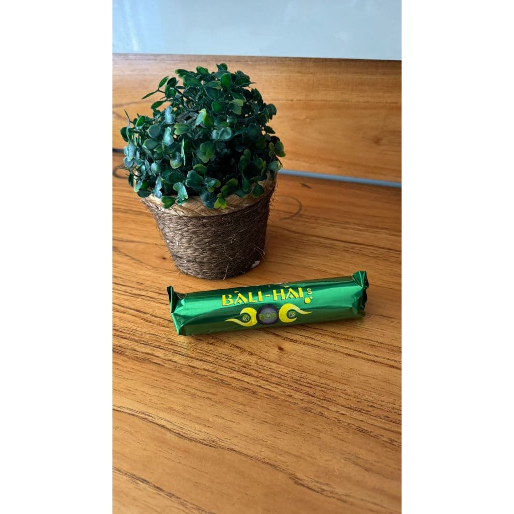 Carvão Bali-hai Eco 33mm/Carvão Instantâneo para Defumação – Pacote com 10 Discos