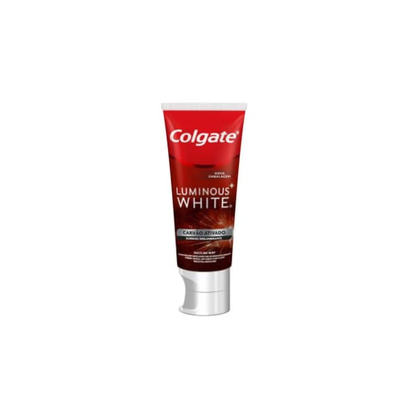 Creme Dental Colgate Luminous White Carvão Ativado 70g