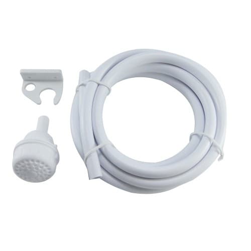 Mangueira de chuveirinho para chuveiro - 02 metros de mangueira, duchinha e suporte de parede