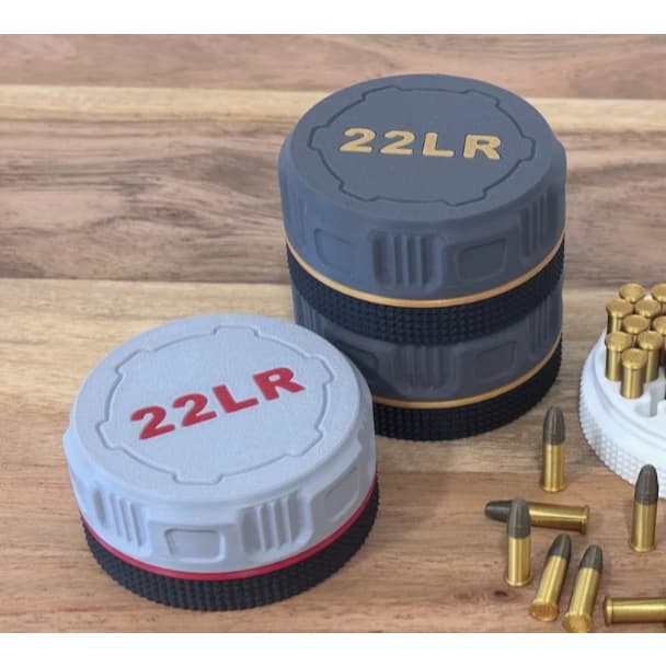 Armazenamento de Munição .22LR 55 Balas Rosqueável