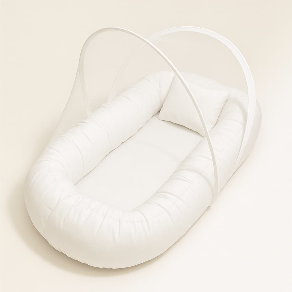 Mosquiteiro Universal Para Ninho Bebê Tule Protetor Elástico