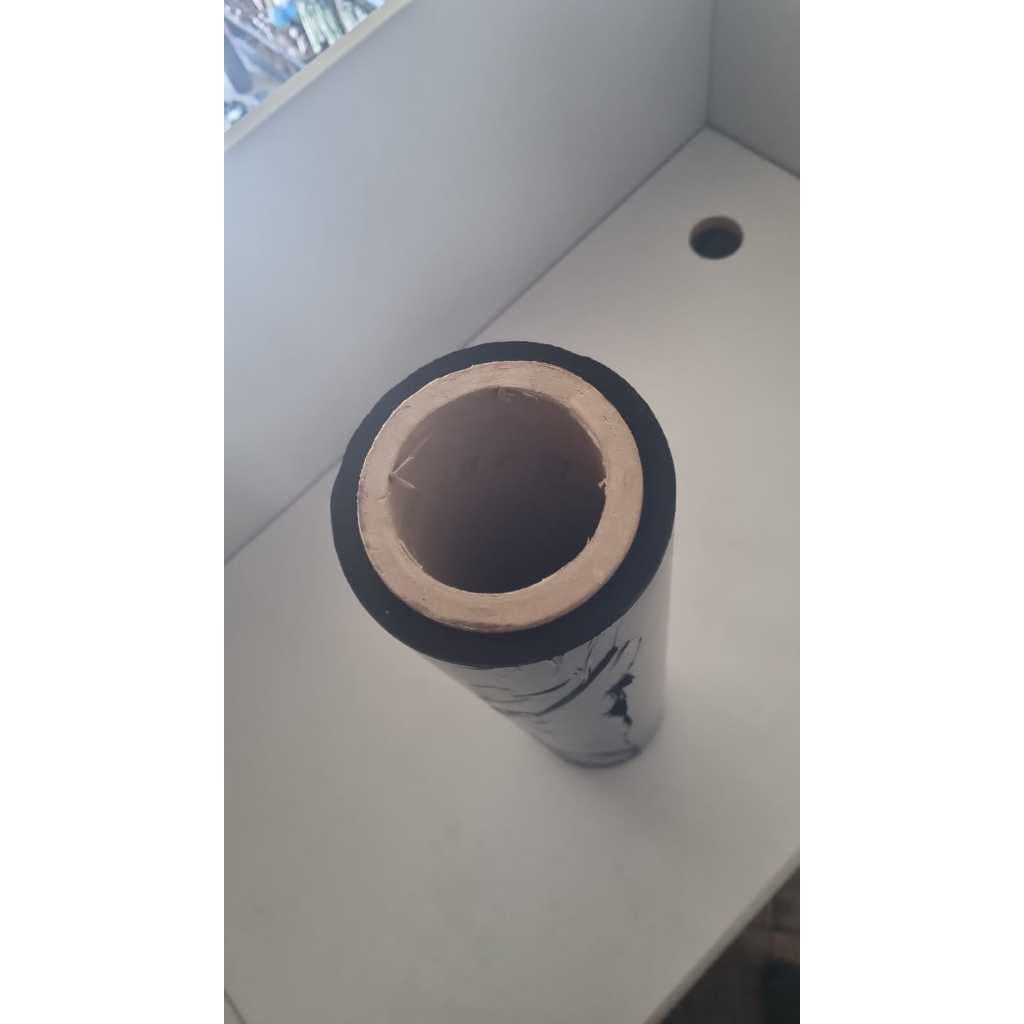 1 BOBINA /ROLO STRETCH 500X25 MICRAS PRETO ALTOCOLANTE 300MTS PREMIUM