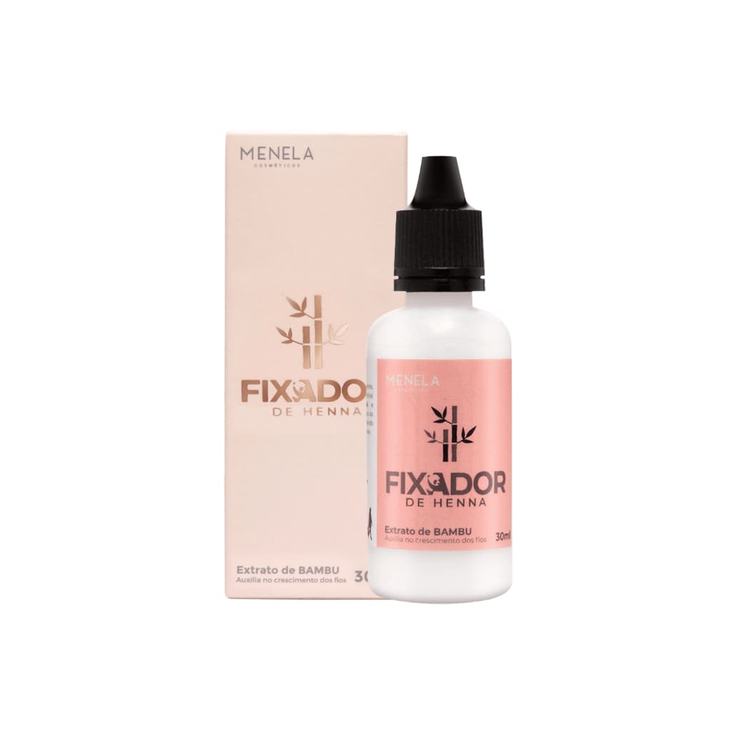 Fixador De Henna Menela Para Sobrancelhas 30ml Profissional