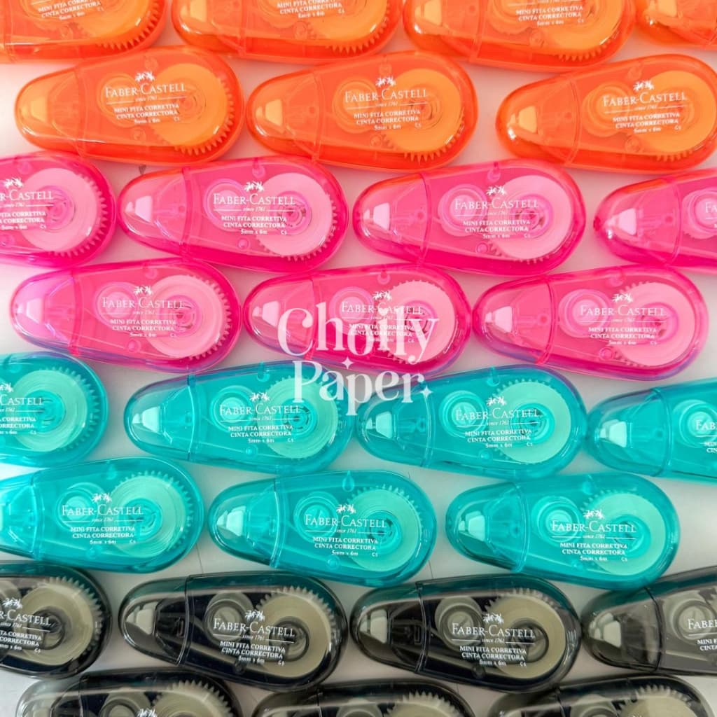 Mini Fita Corretiva Faber-Castell Branquinho Corretivo em Fita Escolar