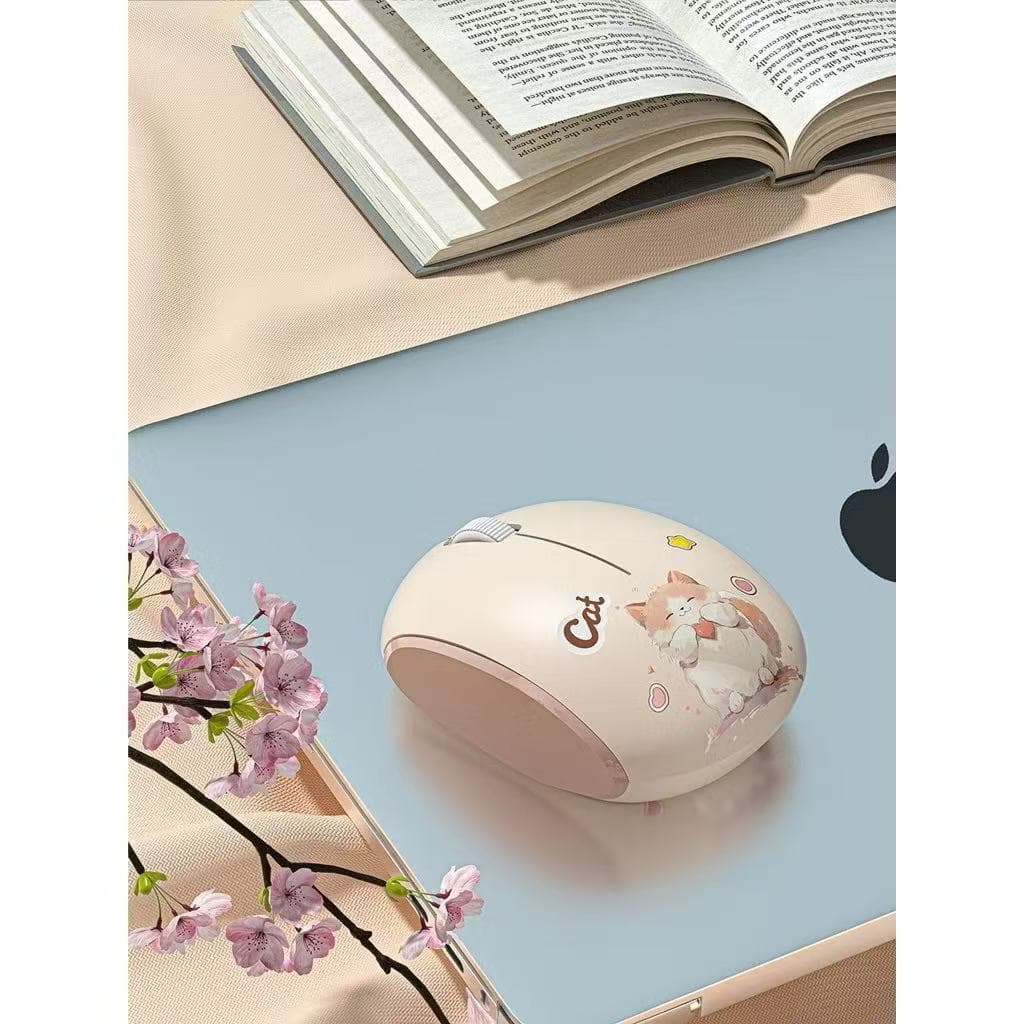 Mouse sem fio Bluetooth ultrapequeno mini mouse
