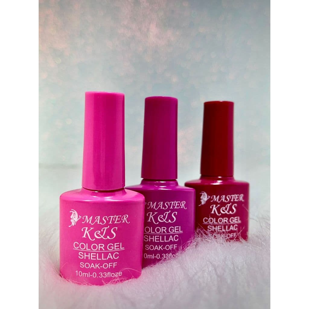 Kit 3 esmaltes gel  K&S coleção nova 10061N