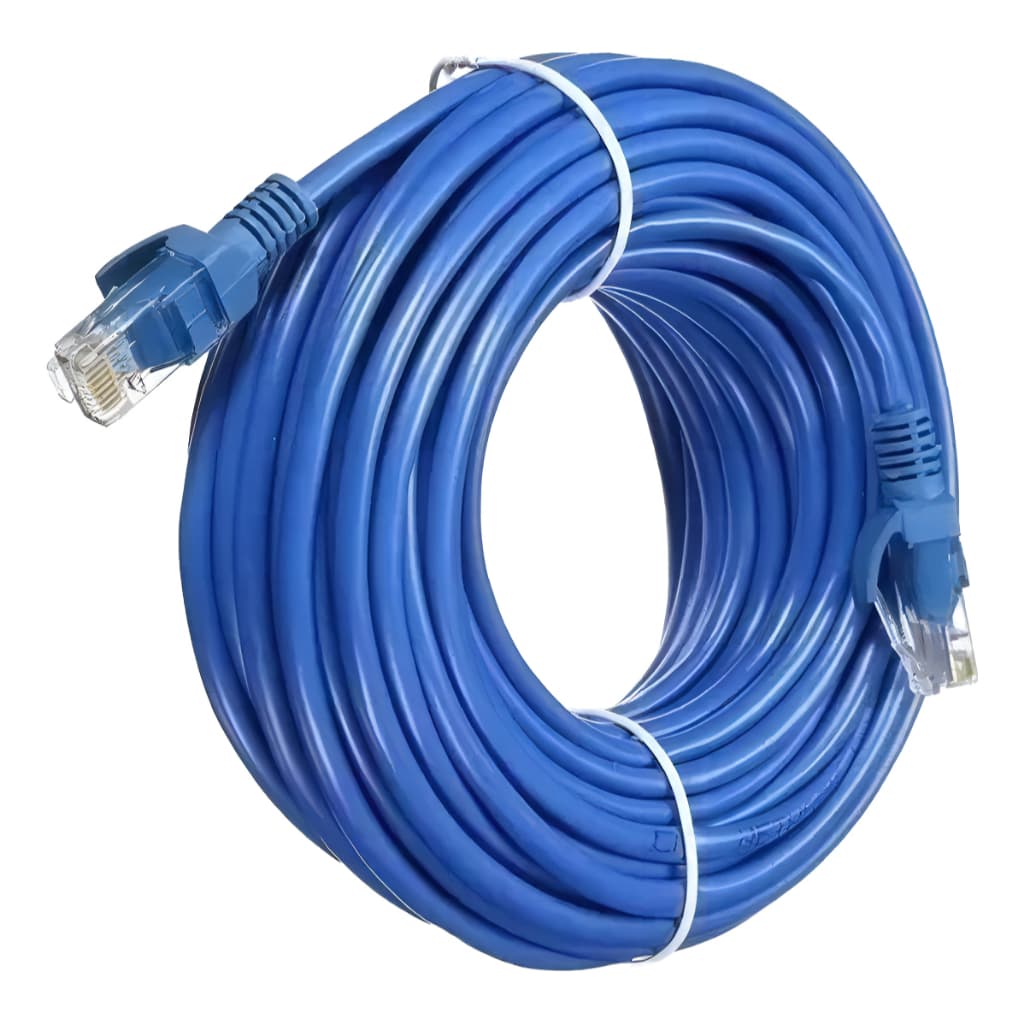Cabo de Rede CAT6 RJ45 Alta Velocidade 5 Metros - 1Gbps