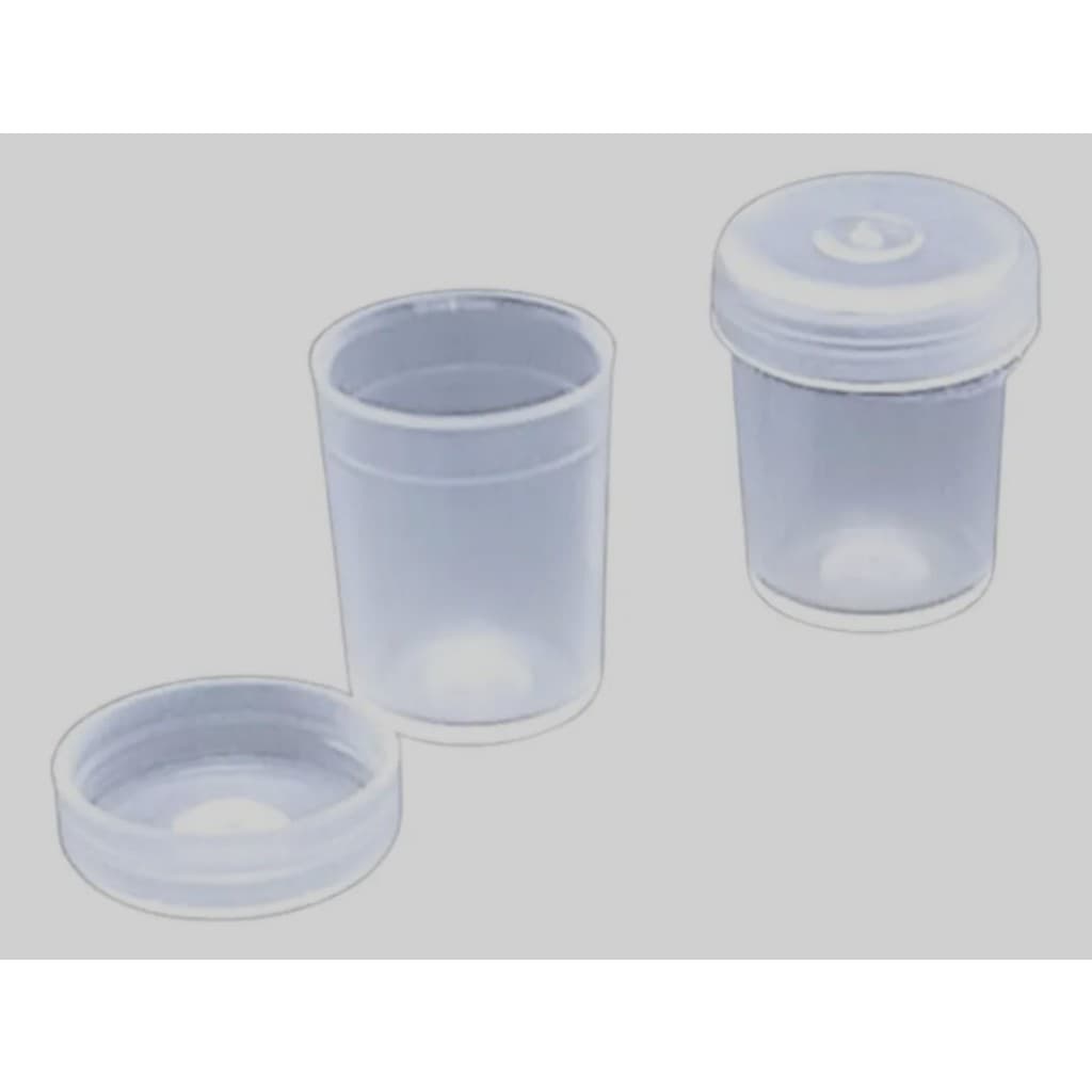 Microtubo Provador Fundo Chato 0,7ml C/tampa - C/ 1000 Peças