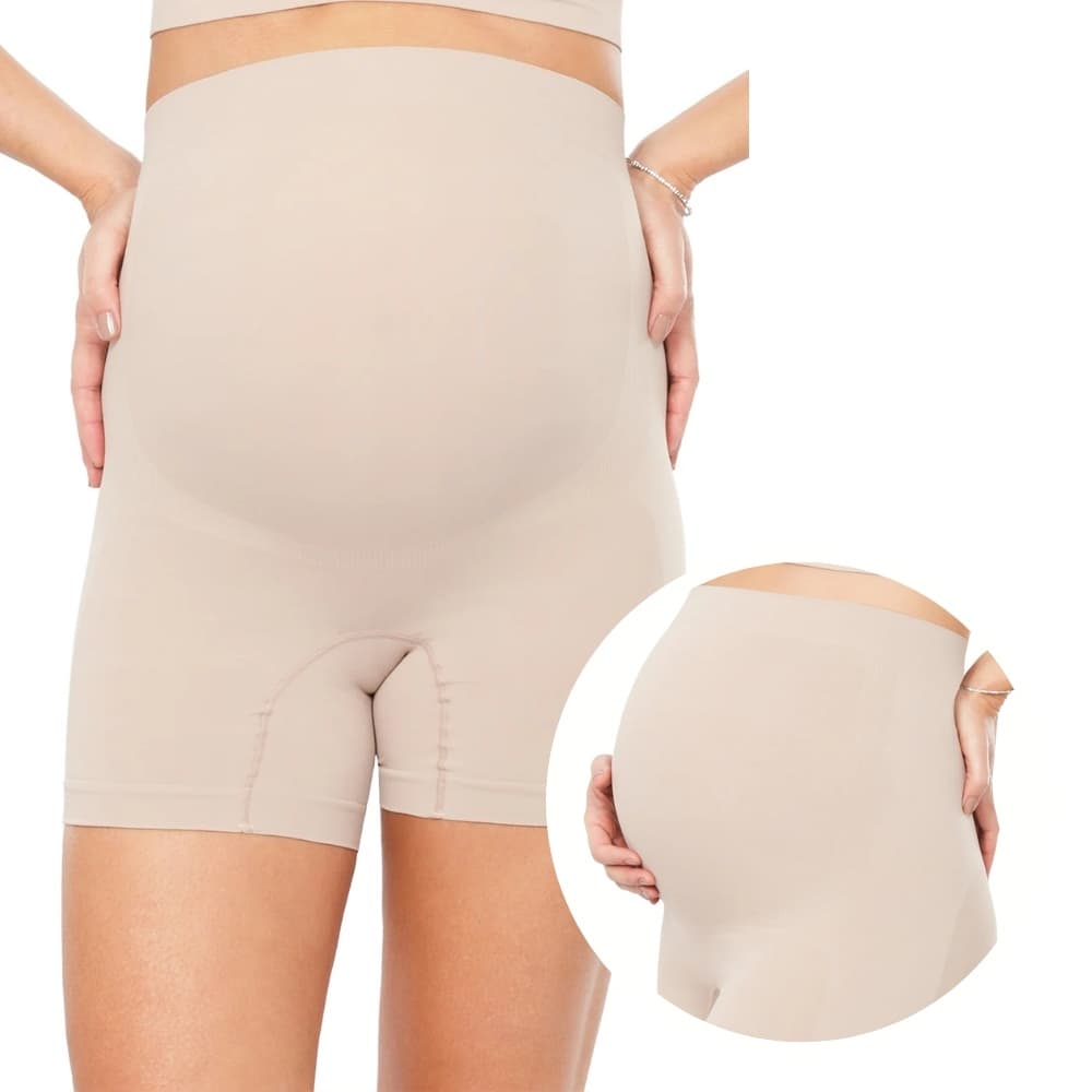 Bermuda Gestante Abdominal Cintura Alta