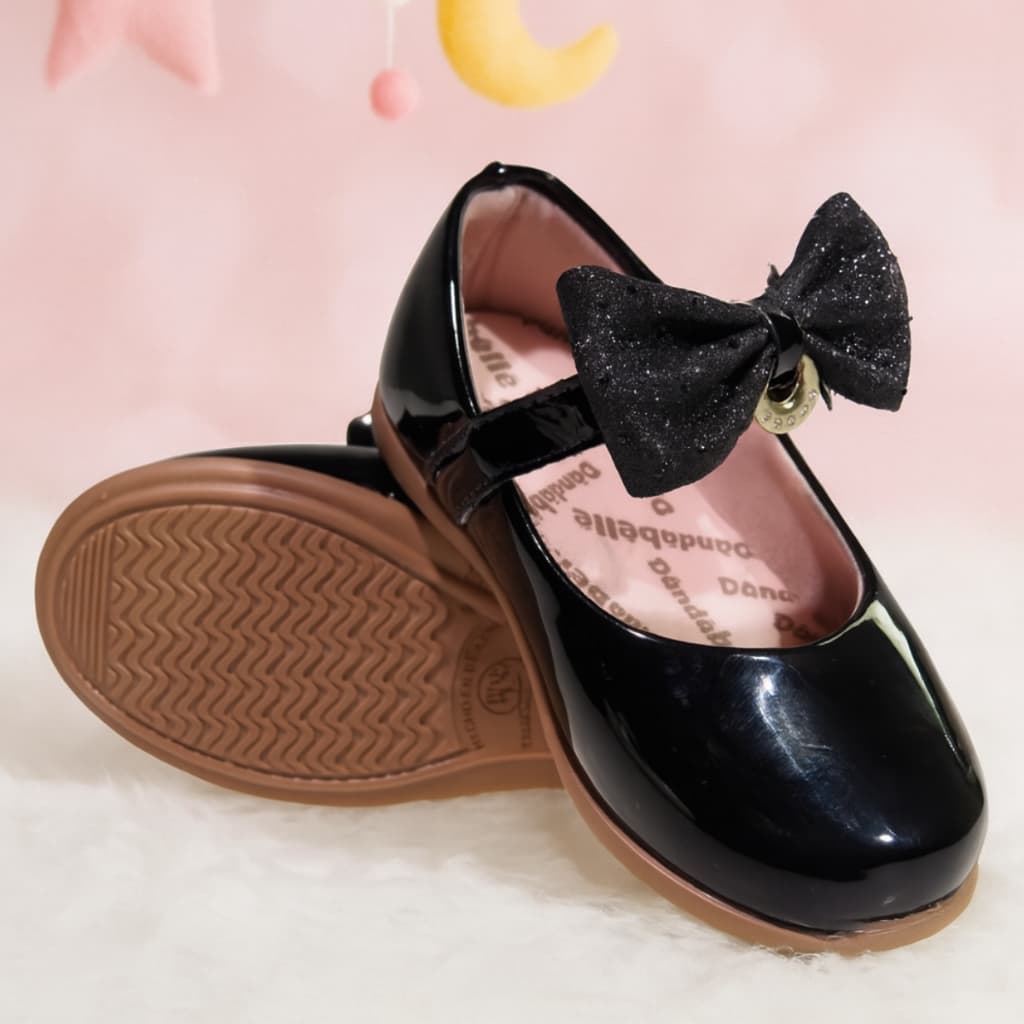 Sapatilha feminina verniz infantil de menina do 20 ao 34 direto da fabrica  Preto Branco