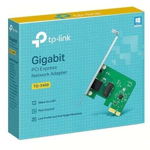 Placa de Rede TP-Link TG-3468 Gigabit PCI Express 10/100/1000Mbps