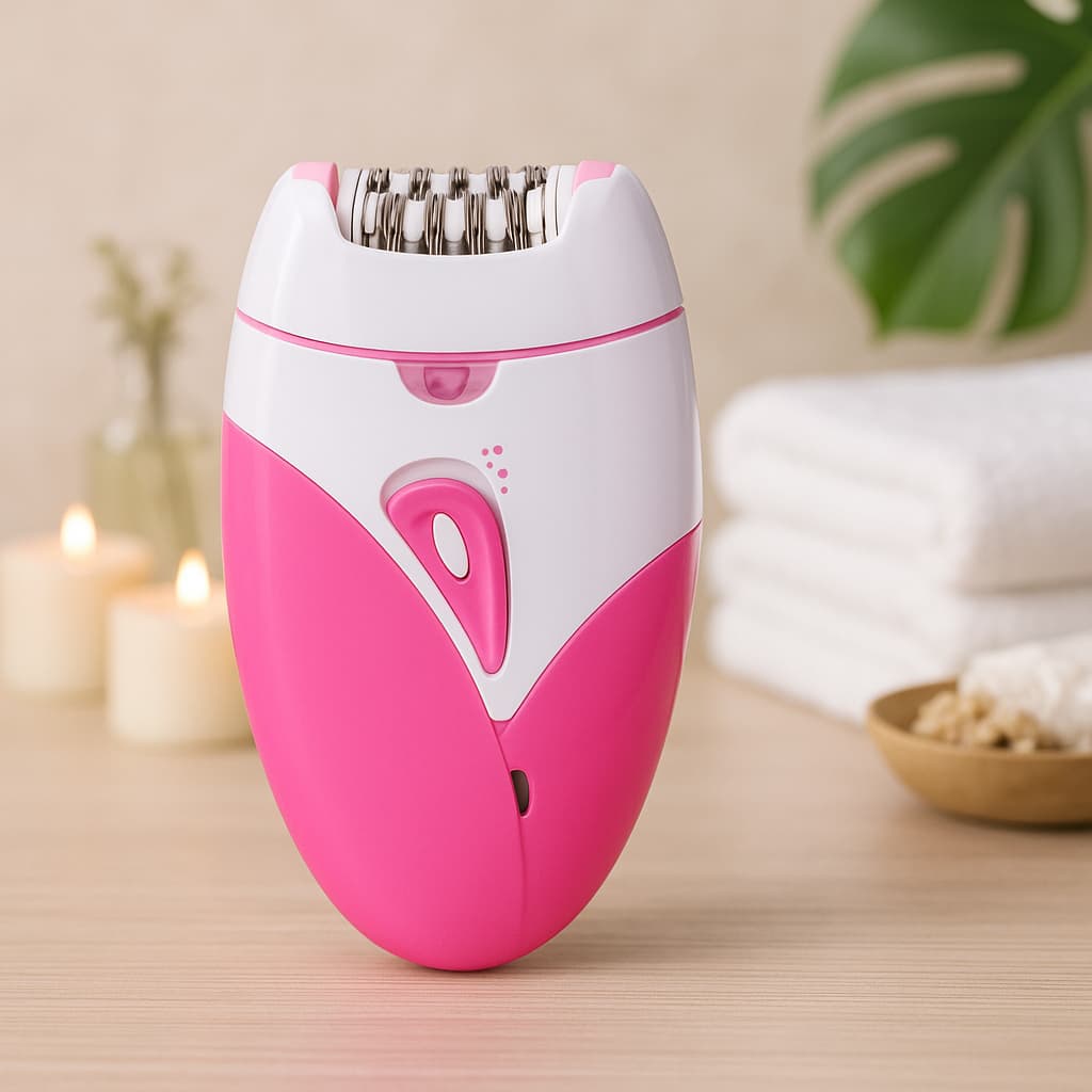 Depilador Eletrico Feminino Recarregavel USB Perna Virilha Axila Removedor de Pelos