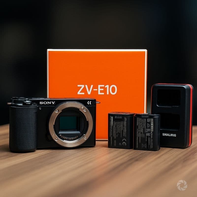 Sony Zv-e10 Mirrorless Camera 4k Profissional + 3 Baterias + Carregador