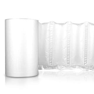 Rolo Almofada de Ar 350m Bolha Travesseiro 12x20cm 44µm para Embalagem Proteção de Encomendas