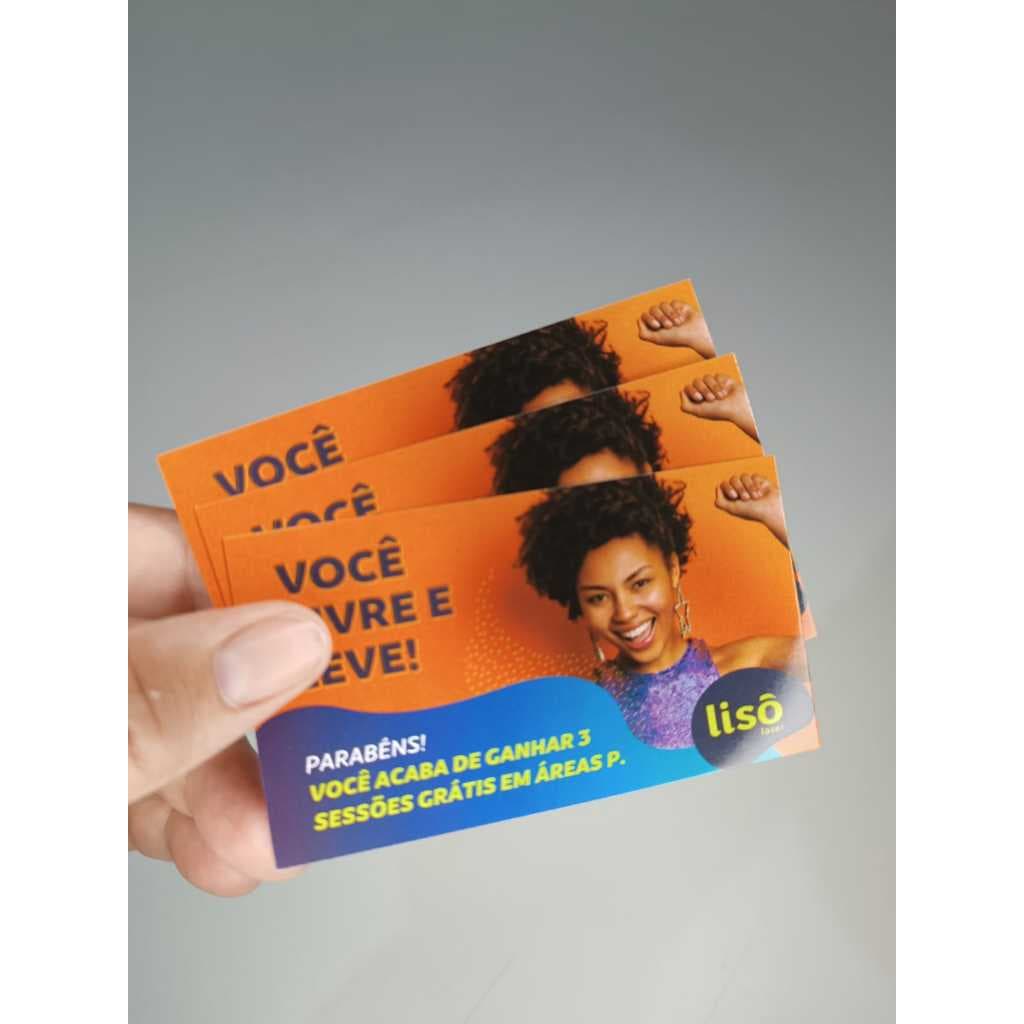 Cartão de Visita Personalizado 1000 unid | Envio Rápido