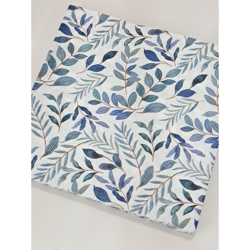 Kit 5 ou 2 folhas Guardanapo para Decoupage  Folhas, Azul, Folhagem Guardanapos Toalhas de Papel Artesanato Decoupagem