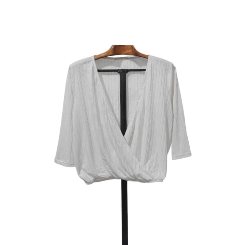 blusa transpassada, tam. GG | BRECHÓ RENOVARSE