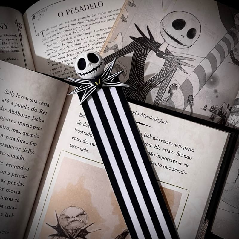 Marca página Jack Skellington- The Nightmare Before Christmas