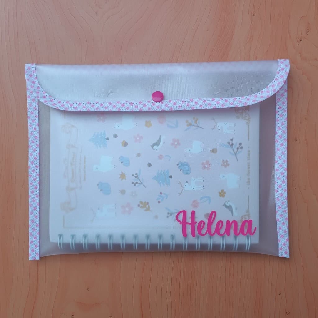 Necessaire Porta Carteira de Vacinação/ Necessaire Porta Documentos Personalizado/ Porta Caderneta de Vacinação