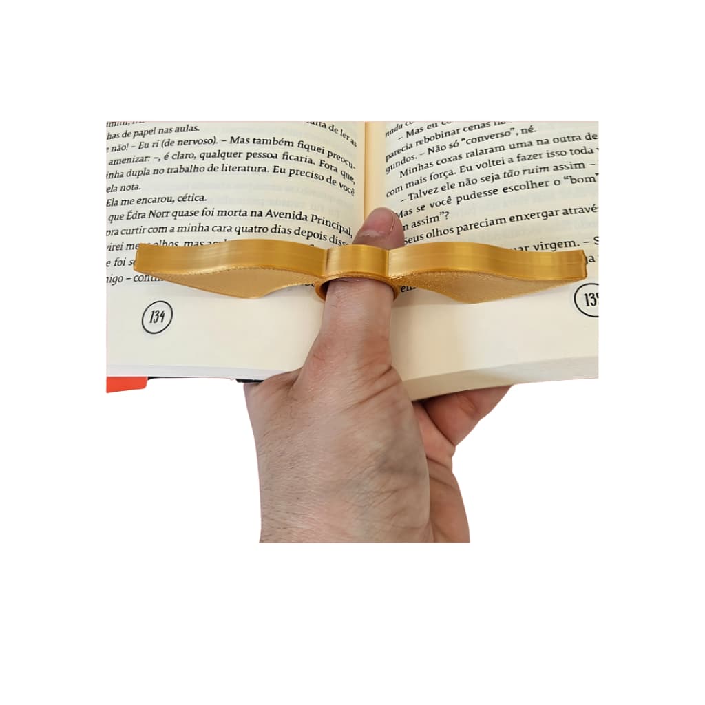 Suporte de Dedo Abridor de Página Pomo de Ouro Harry Potter - Perfeito Para Leitores