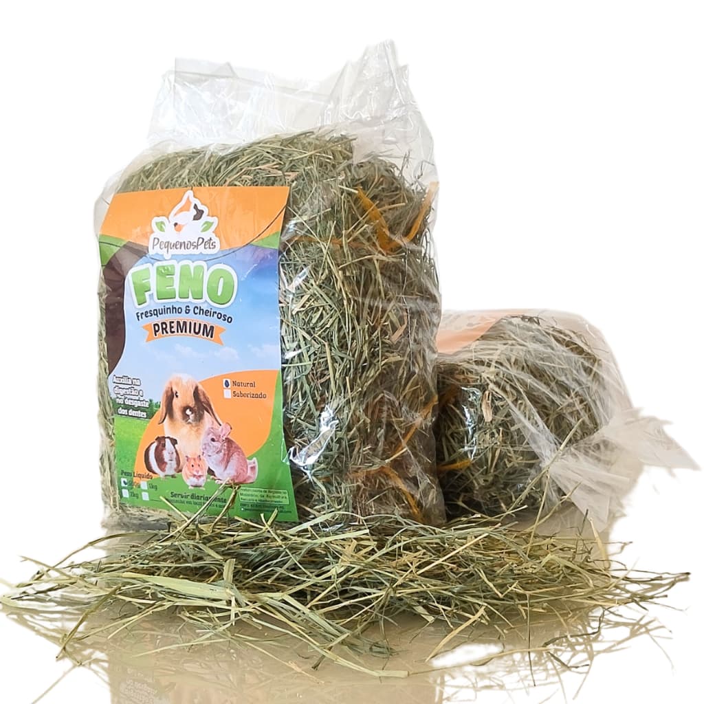 Feno Super Premium Para Coelhos, Porquinho Da Índia e Roedores