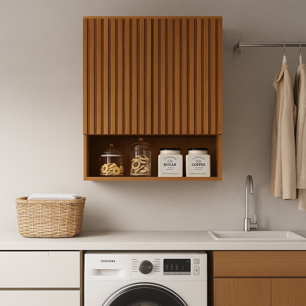 Armário Multiuso 2 Portas Suspenso para Cozinha Modelo Bela