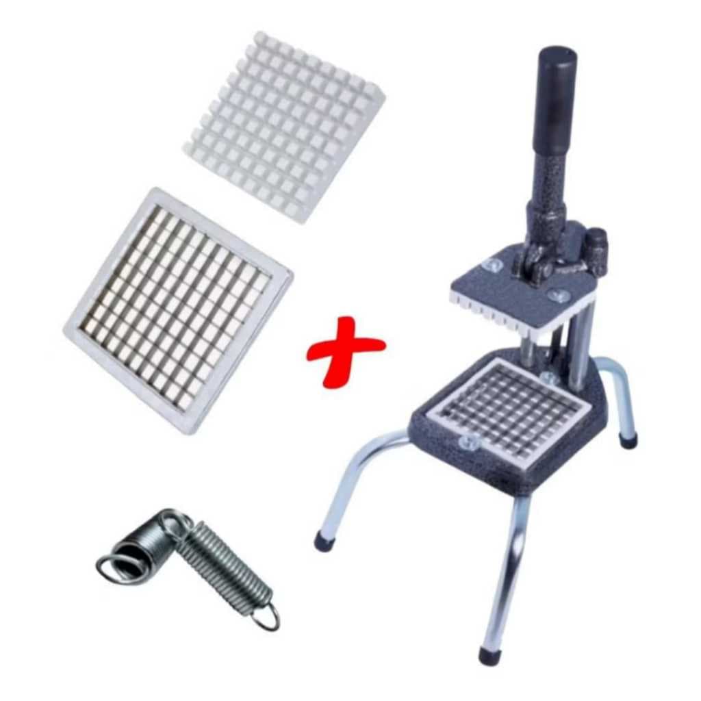 Cortador De Legumes E Batata Palito Picador Cabrita Reforçado Com 2 Mocho E 1 Faca .