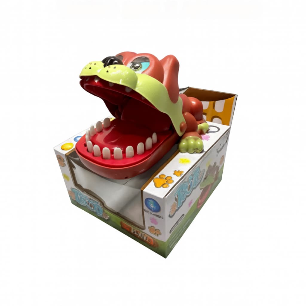 Cachorrinho Morde Dedo Dentista Brinquedo Cachorro Infantil Crocodilo