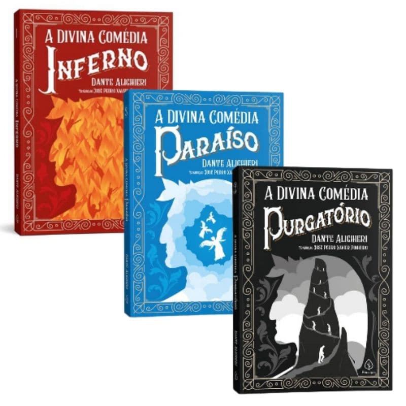 Kit A Divina comédia - O Inferno - O Paraíso - O Purgatório - 3 Livros