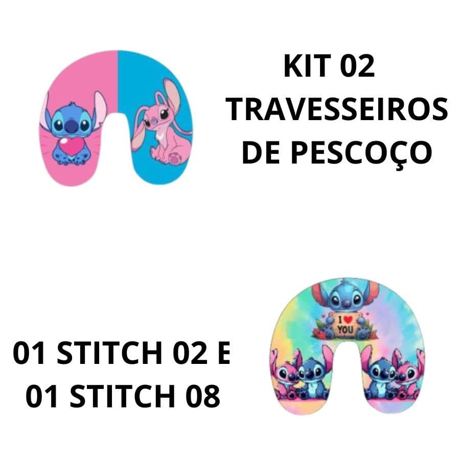 Kit 02 Almofadas Protetor De Pescoço Descanso Luxos Lindos Viagens Leitura Adulto Cores Vermelho