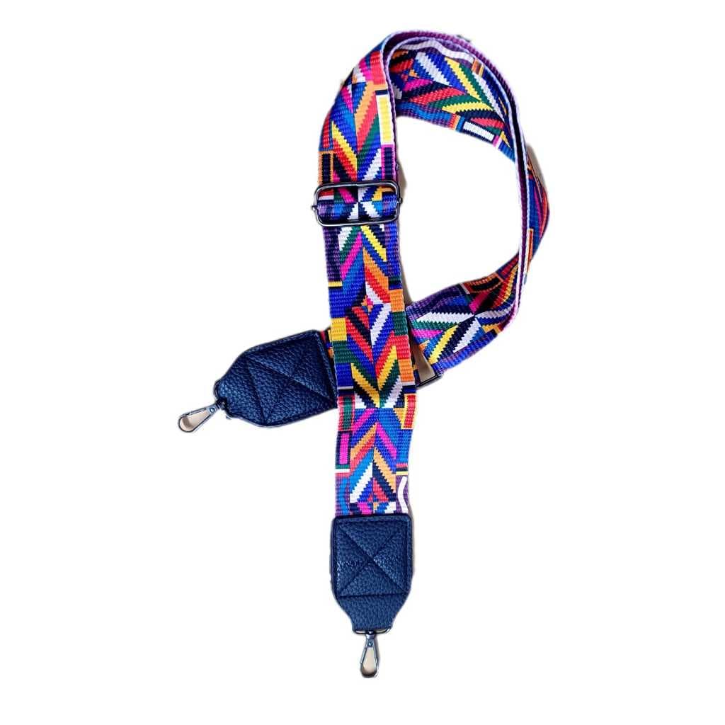 Kit 5 Alças Para Bolsa Transversal Estampada Colorida Moda Tendência-Atacado