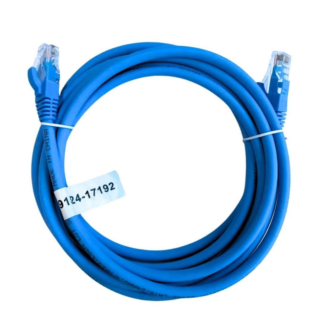 Cabo de Rede Patch Cord Cat5 Azul – 3m , 5m e 15m para Internet 24AWG