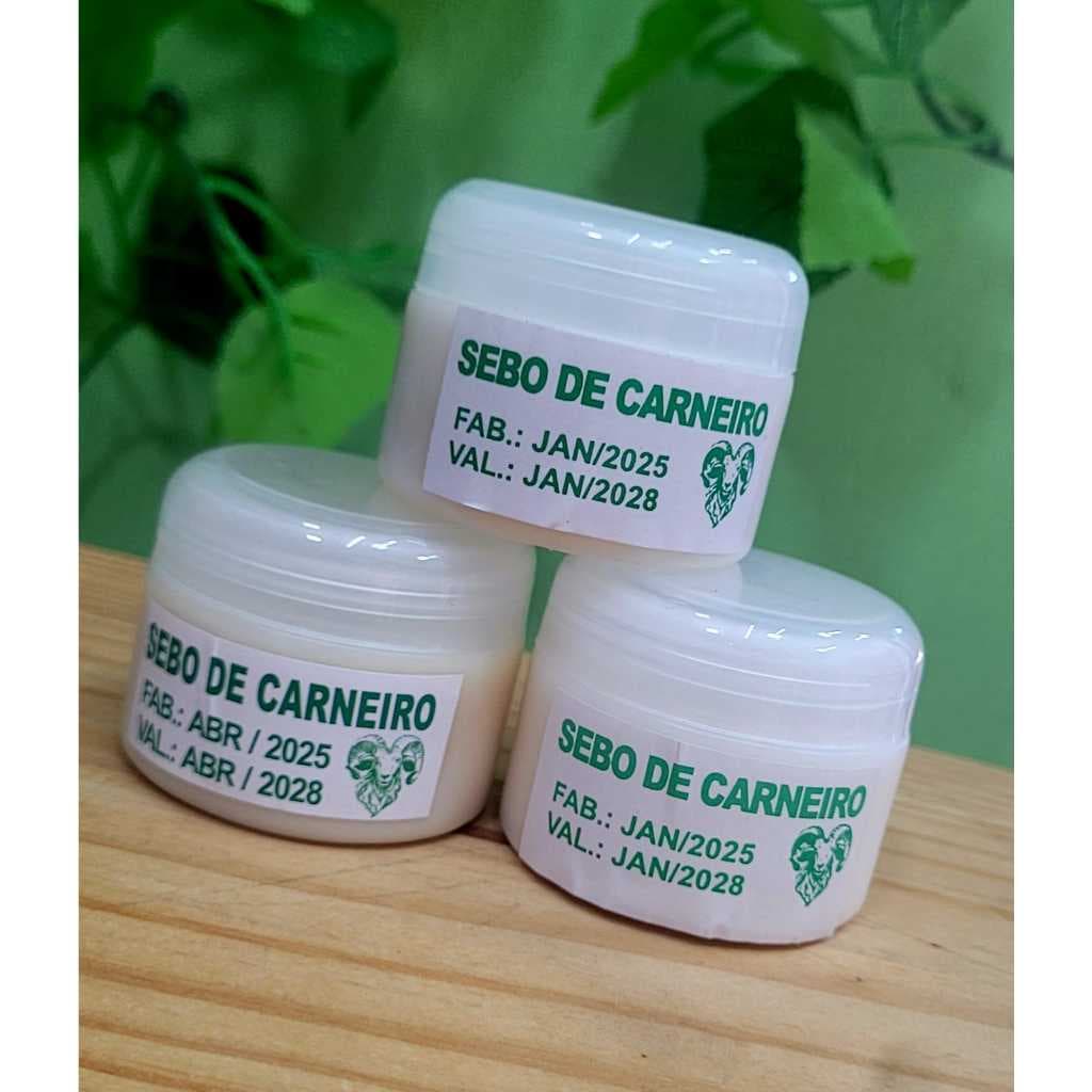 Sebo de Carneiro Puro 50g - Envio Imediato Rápido