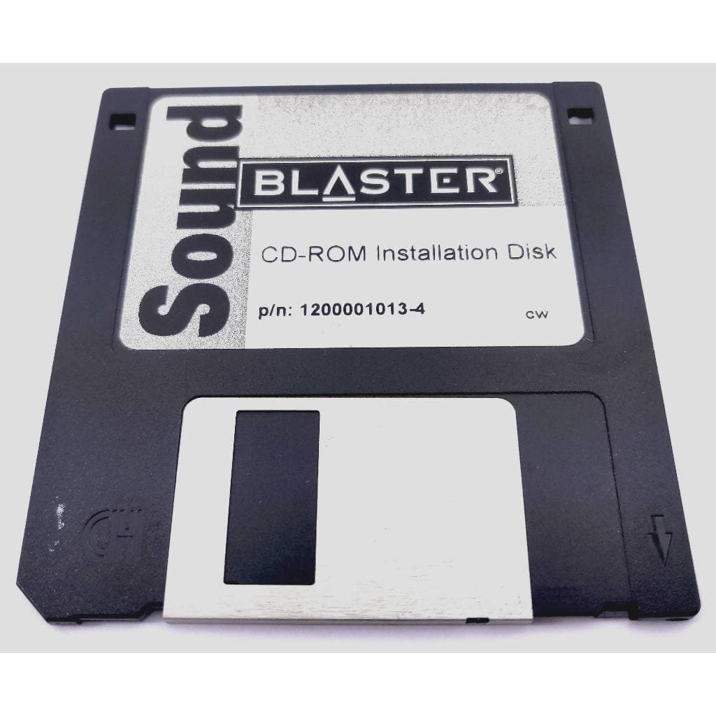 Disquete Instalação Creative Sound Blaster CD-ROM