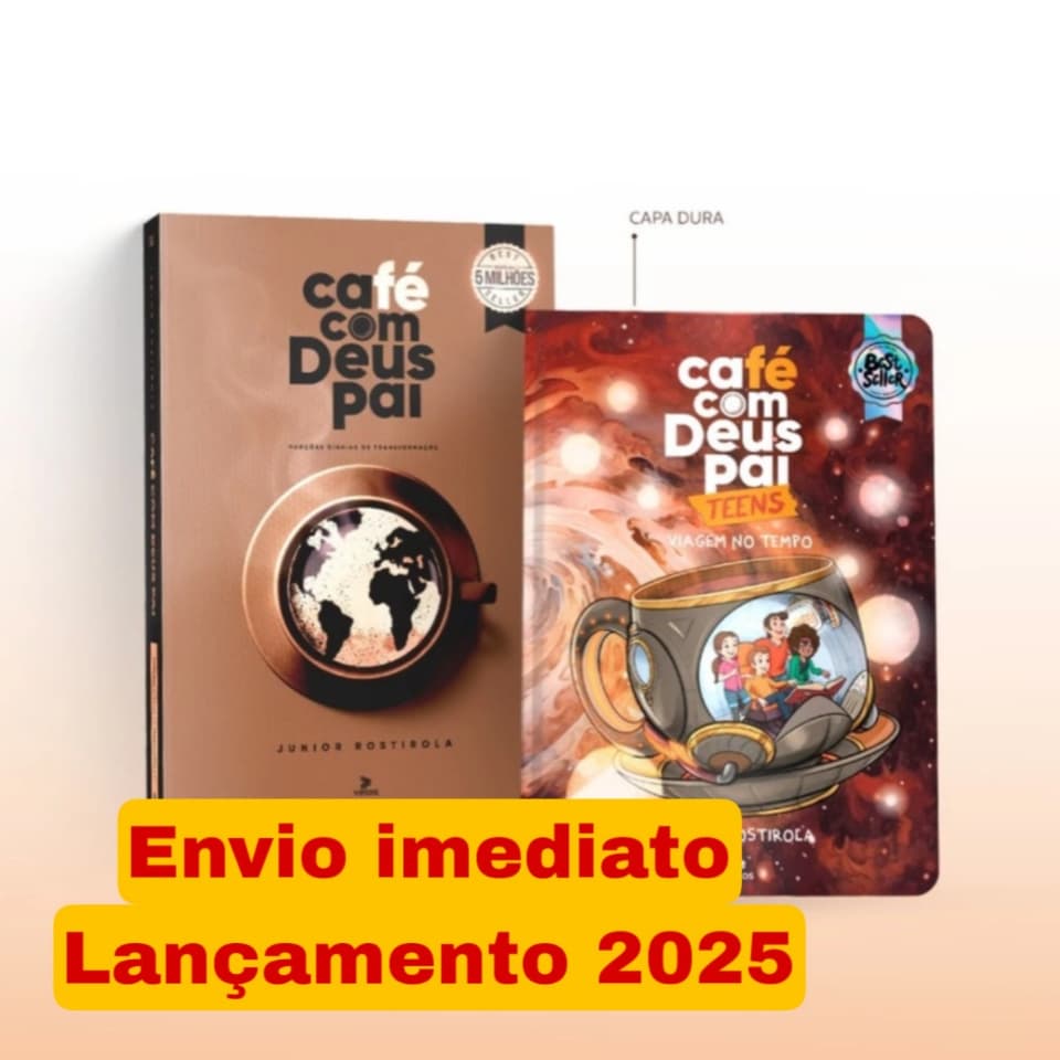 Café com Deus Pai, capa brochura + Teens, capa dura| Edição 2025