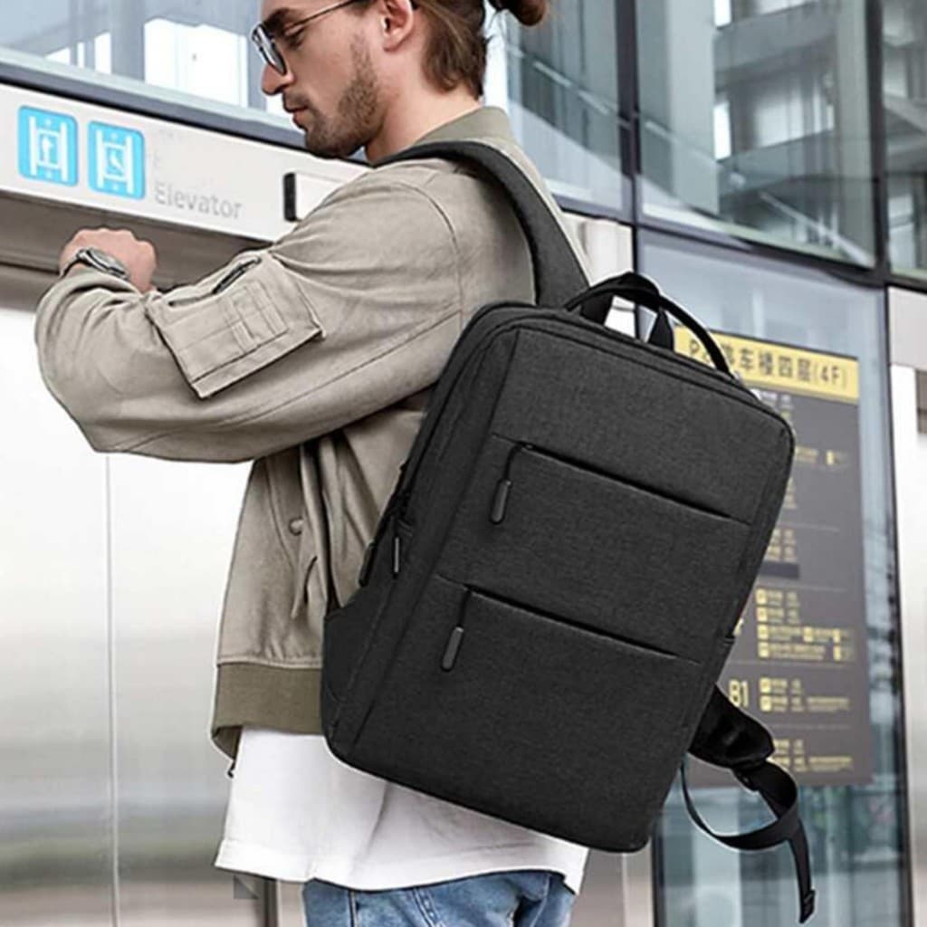 Mochila Resistente Notebook Executiva Tecido Moderno Viagem