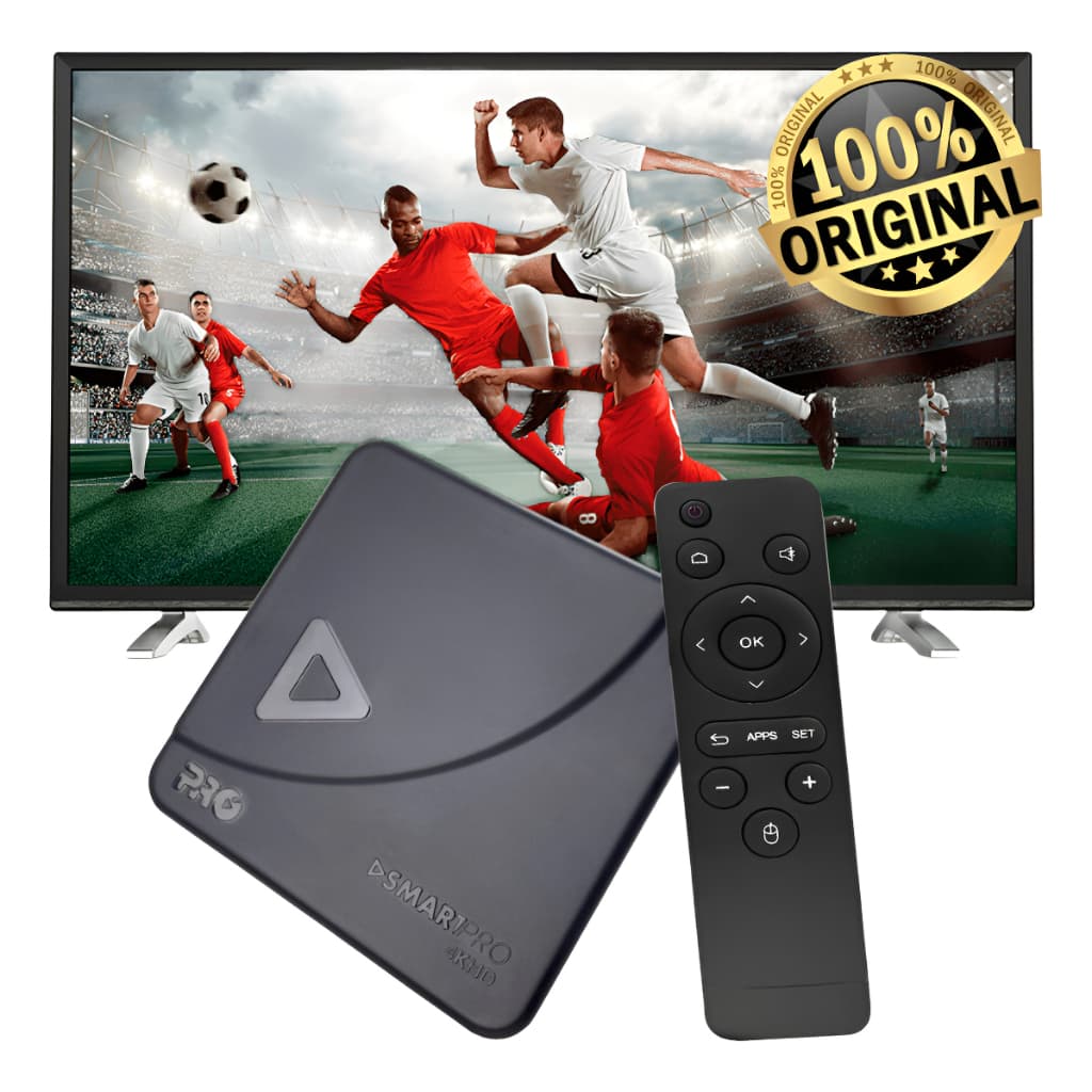 SmartPRO 4K HD Streaming player Transforma sua TV em Smart TV Proeletronic