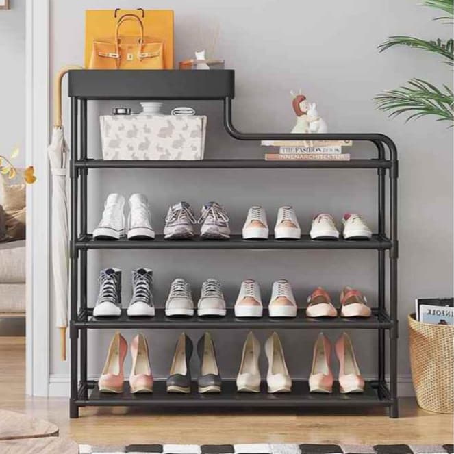 Sapateira Porta Sapato Premium Desmontavel Organizador Multiuso 16Pares / 5 Andares