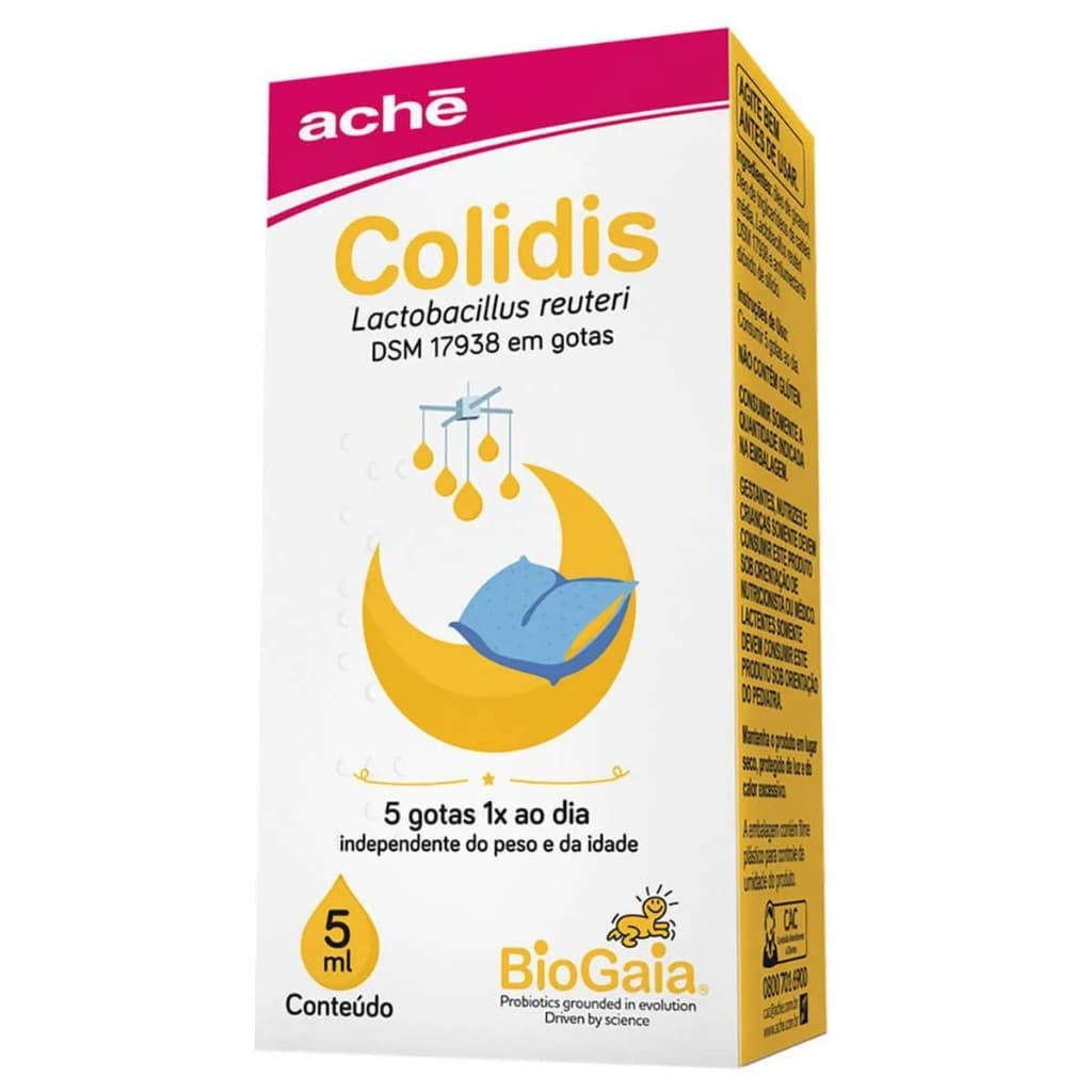 COLIDIS 5ML PROBIÓTICO - PARA CÓLICAS DE BEBÊ
