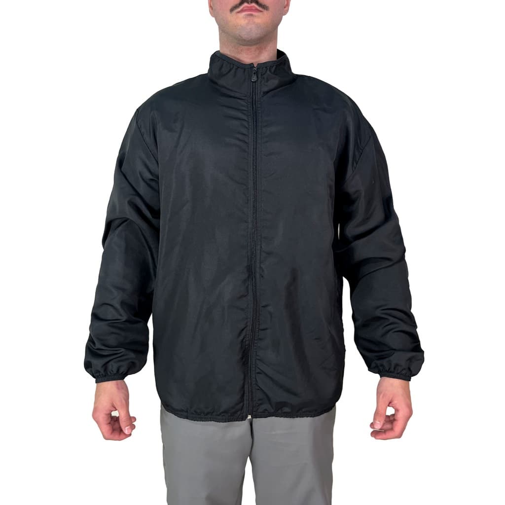 Jaqueta Tactel sem capuz com Gola alta corta vento motoqueiro e ciclistas