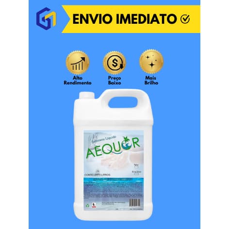 Sabonete Líquido Aequor 5L Fragrância Erva Doce