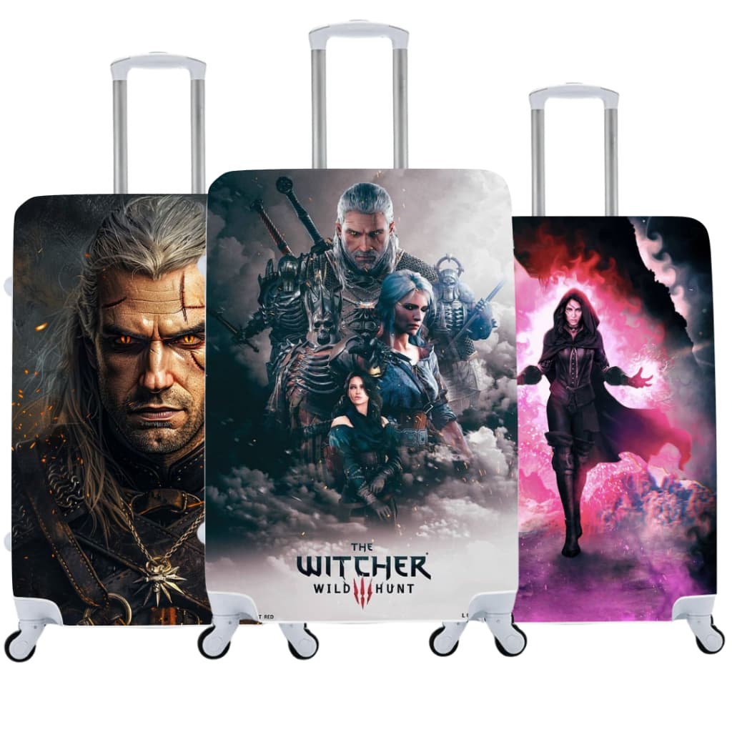 Capa Para Mala The Witcher para Viagem Estampada Malha Suplex 02