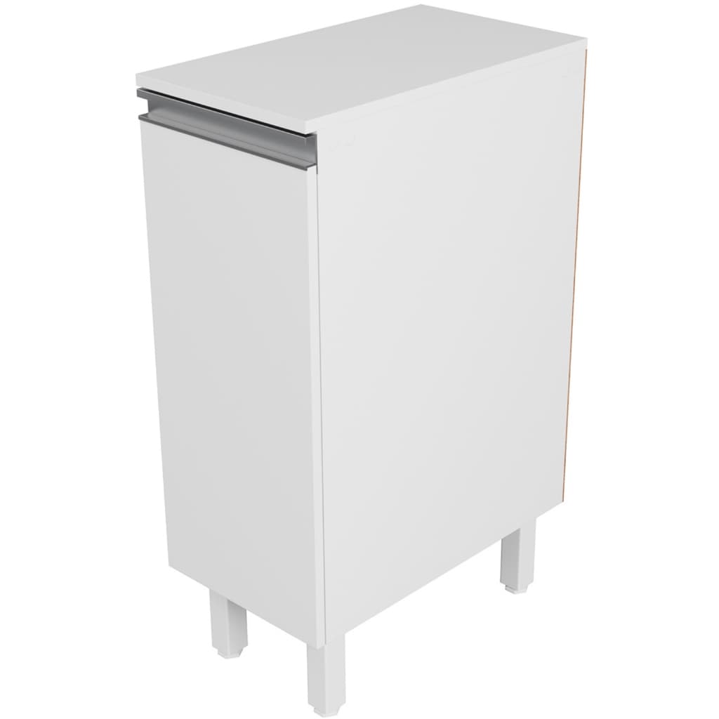 Armário Balcão Gabinete Multiuso 30cm Com Tampo Montado Despensa Banheiro Cozinha Lavanderia