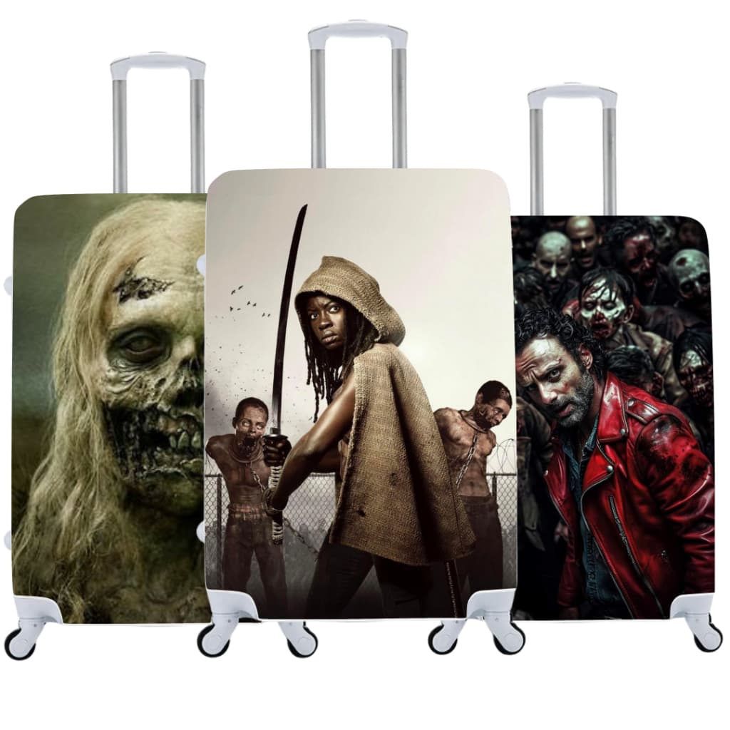 Capa Para Mala The Walking Dead para Viagem Estampada Malha Suplex