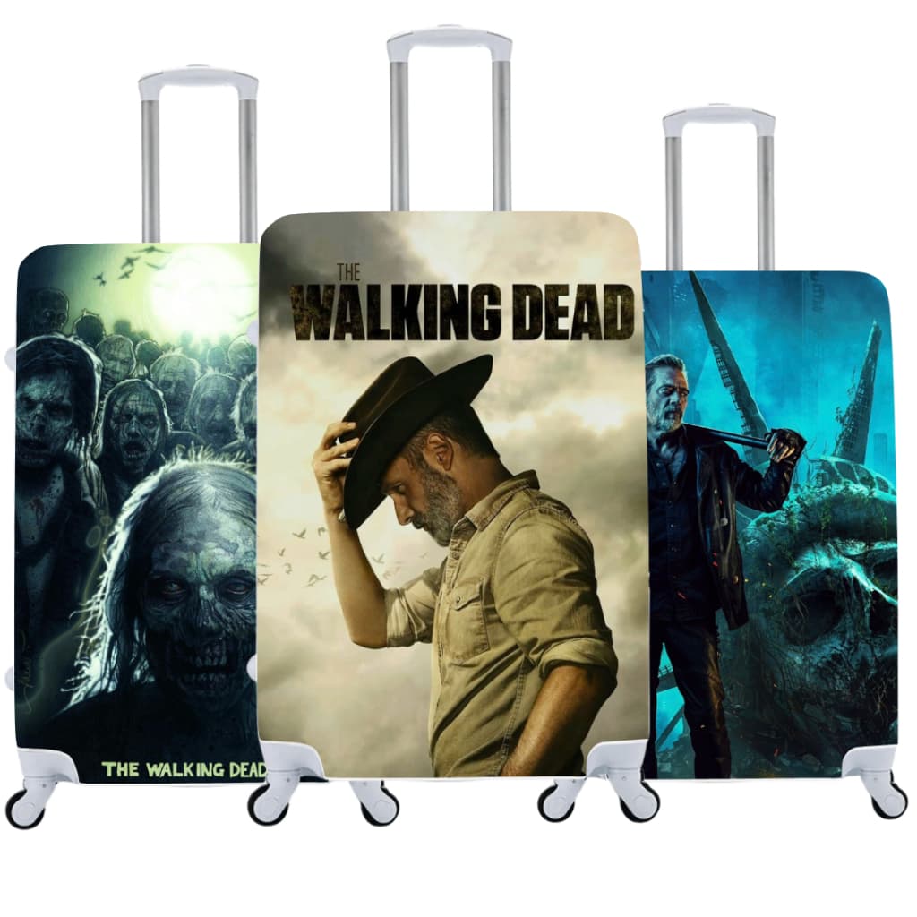 Capa Para Mala The Walking Dead para Viagem Estampada Malha Suplex