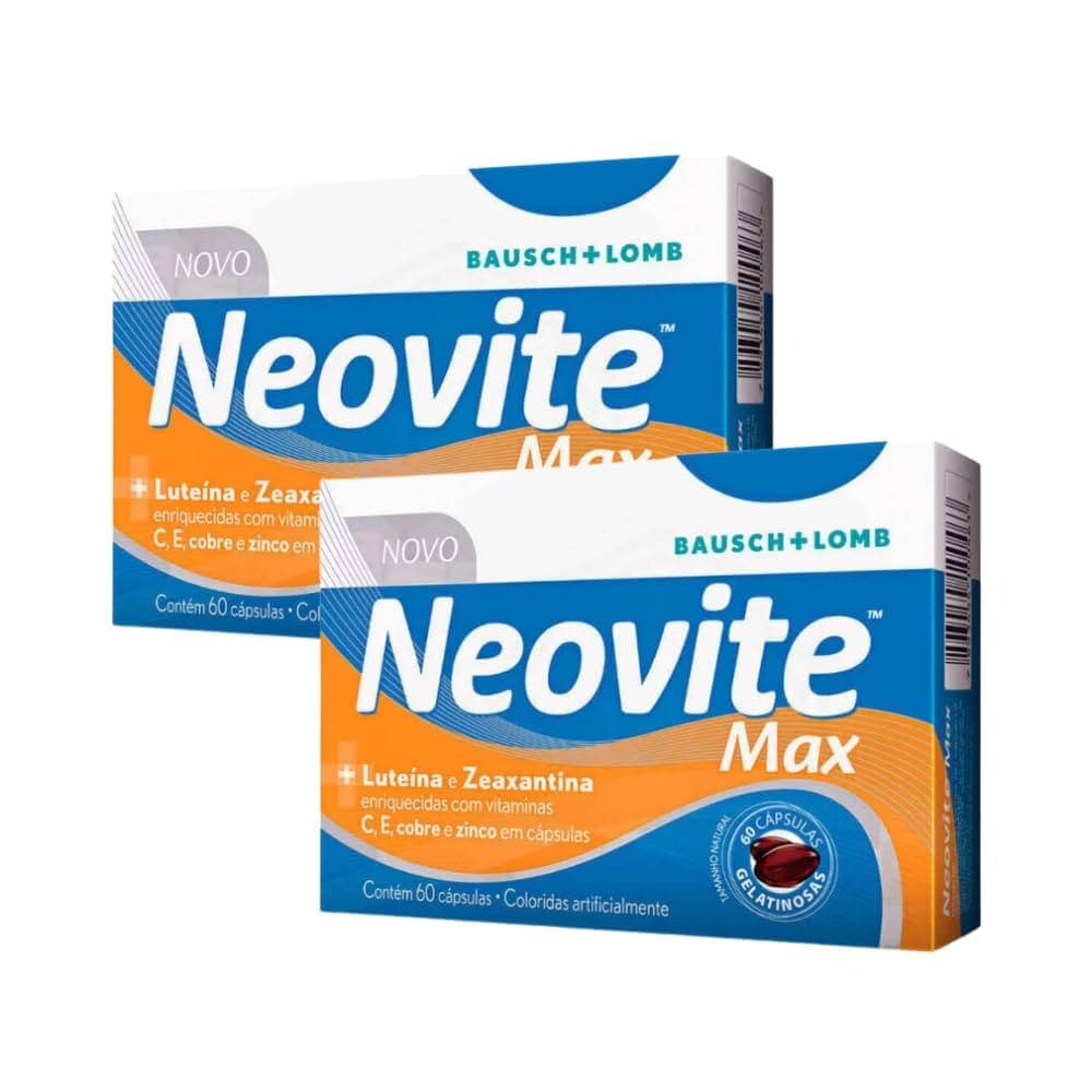 Kit 02 unid Neovite Max 60 cápsulas