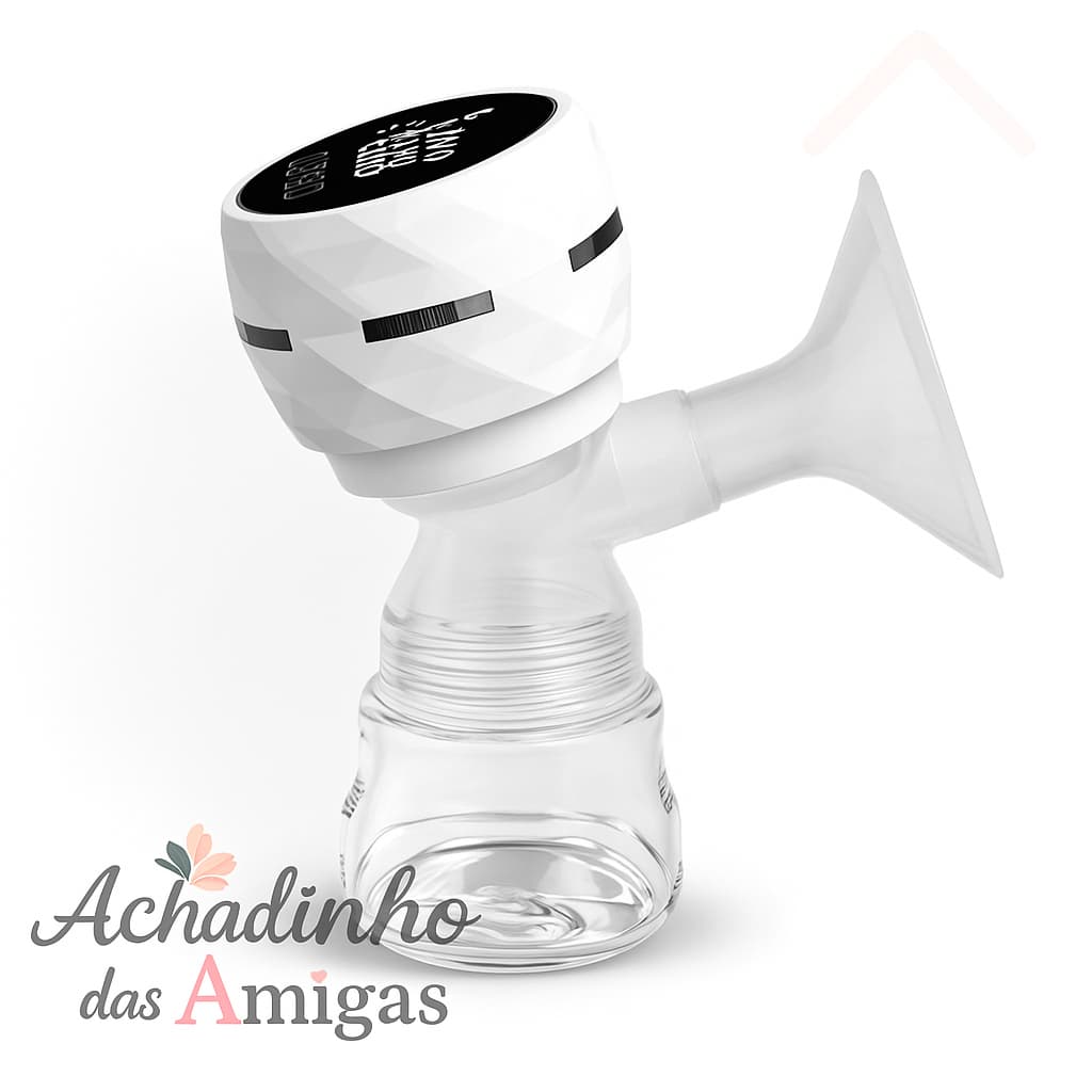 Bomba de Tirar Leite Elétrico Portátil Com Led Para Sucção De Amamentação