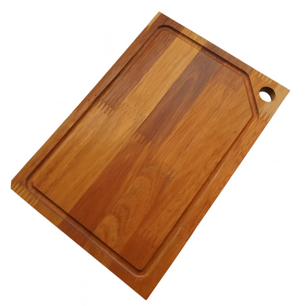 Tábua de Carne 20x30cm com Canaleta e Furo Ideal para Corte de Carnes, Frutas e Legumes