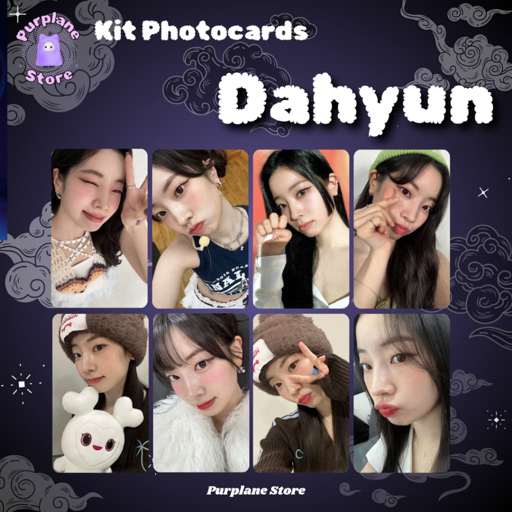 Dahyun Selca Photocards Twice Kpop Fanmade